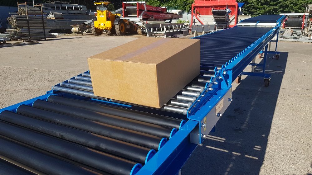 Telescopic Gravity Roller Conveyor Coveya